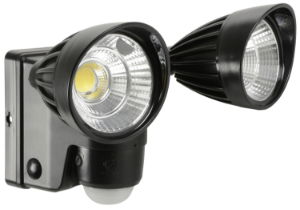 Floodlight Twin COB LED 3Watt with PIR Req. 6xAA