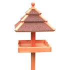 Bird Table Traditional Wooden 114cm High S/Assembly
