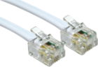 Lead Modem RJ11>RJ11 ADSL 5Mtr. White