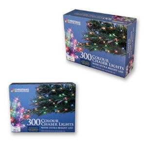 Christmas Lights  300 LED Multi Colour Chaser