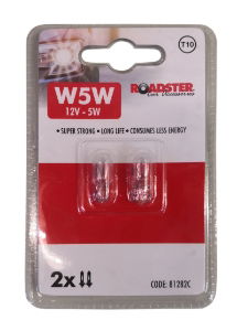 Car Bulb ROADSTER T10 12Volt 5Watt x2