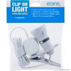 Lampholder Clip on BC 2Mtr. Flex & Plug