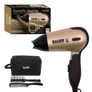 Hair Dryer BAUER Tourmaline Travel Set