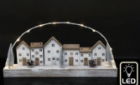Christmas LED Scene Houses & Trees 40x19cm