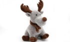 Christmas Door Stop 23x30cm Reindeer Grey & Brown