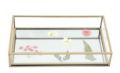 Storage Glass Trinket Tray LES FLEURS 24cm
