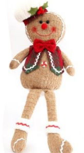 Christmas Gingerbread 100mm Plush - Man or Woman