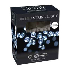 Lights Solar Powered 100String White LED