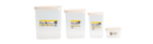 Food Box Rect. SEAL IT Airtight Clear & Beige x4 Ass.