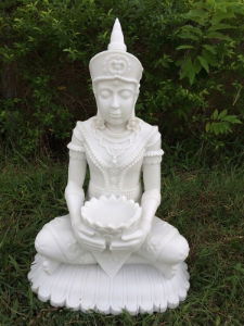Garden Ornament CHAM PRINCESS WHITE Colour 56cm