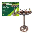 Bird Table Clamshell Bronze 36x52x80cm