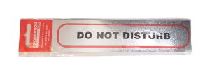 Sign Self Ad. 170x40mm DO NOT DISTURB