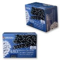 Christmas Lights LED 480 White Cluster Chaser