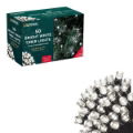 Christmas Lights   50 LED Cool White Timer 3xAA Req.