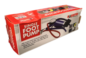 Footpump ROADSTER Single Barrel with Gauge