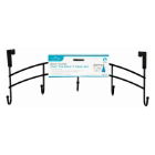 Hook Over Door 5Hook Black Arched