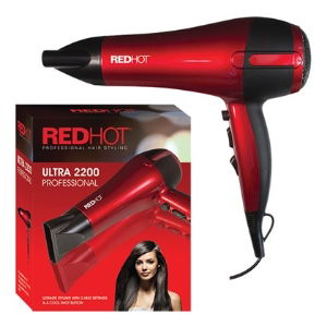 Hair Dryer RED HOT Professional 2200Watt