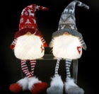 Christmas Santa 53cm LED Gnome - Various Colours
