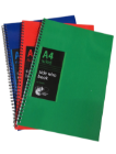 Book A4 Hardback CHILTERN WOVE Ruled Wiro