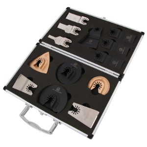 Multi Tool Blade Set x13 Quick Release in Aluminiun Case