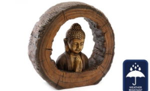 Ornamental Buddha in Tree 43cm Ext.