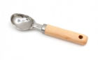 Ice Cream Scoop 19cm Wheel SS & Beechwood