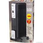 Heater Oil Filled Radiator 1.5Kw  7 Fin Black   [+]