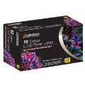 Christmas Lights   50 LED Coloured Timer 3xAA Req.