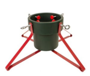 Christmas Tree Stand Medium Green & Red