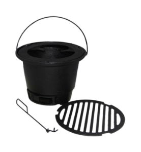 Barbecue BBQ Round Bucket Patt. & Potjie Cooker1.2<6Ltr.