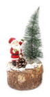 Christmas LED Tree 23cm - Santa/Snowman