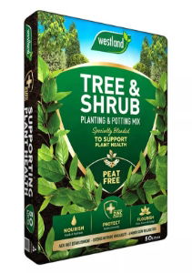 Compost WESTLAND Tree & Shrub Planting Mix P/Free 50Ltr.