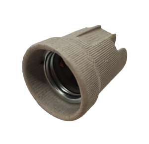 Lampholder ES Ceramic Screw Through Base
