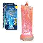 LED Candle 24cm Flickering 4xAAA