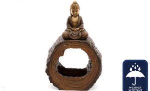 Planter Buddha on Tree Trunk 36x56cm Ext.