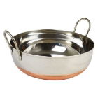 "Balti Dish Copper Clad Base 6"""