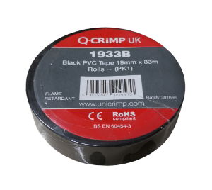 Tape Insulating 19mmx33Mtr. Black