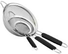 Live Fresh Stainless Steel Sieve with Soft Grip Handle - Various Sizes