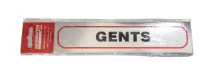 Sign Self Ad. 170x40mm GENTS