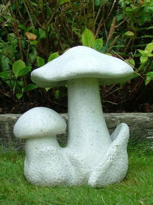 Garden Ornament TOADSTOOL GRANITE Colour 30cm