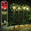 Christmas Light  160 LED 4xStarburst Path Light W.White