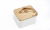 Storage Tin & Lid Metal & Wood 14x11cm - Various Designs