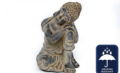 Ornamental Buddha Sitting Sandstone Look 35cm Ext.