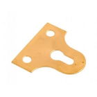 Glass Plate Slotted Brassed 32mm