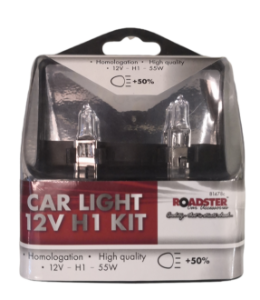 Car Bulb ROADSTER H1 12Volt 55Watt Xenon White x2