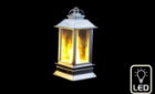 Decorative LED Lantern Silver 4x19cm