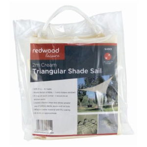 Garden Shade 2Mtr. Sail Pattern Cream