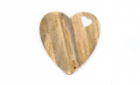 Chopping Board Mango Wood HEART 40x39cm