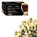 Christmas Lights  100 LED Warm White Net Timer 3xAA Req.