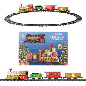 Christmas Train with Three Carriages Req. 2xAA